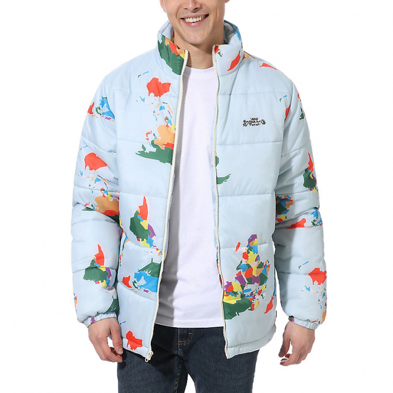 vans puffer jacket mens