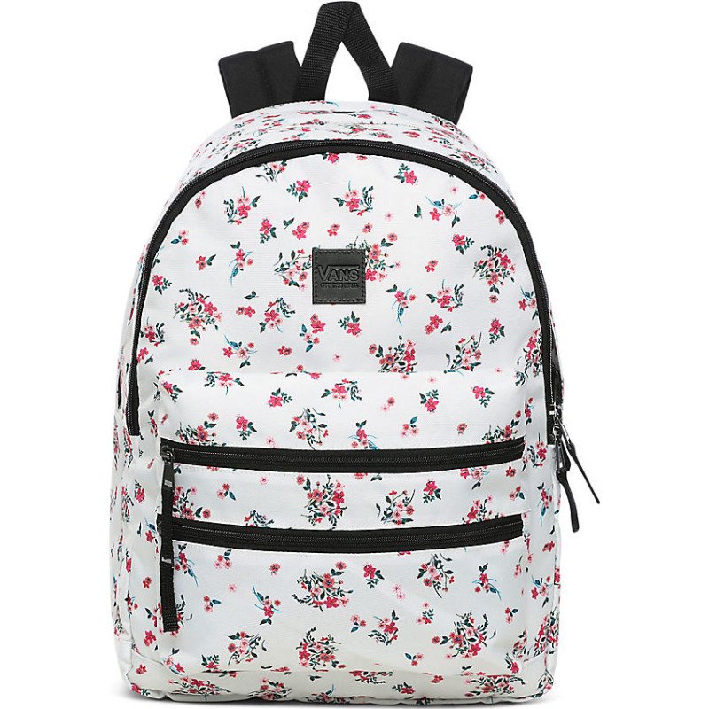 VANS Schoolin It Backpack (beauty Floral Marshmallow) Women White, One Size