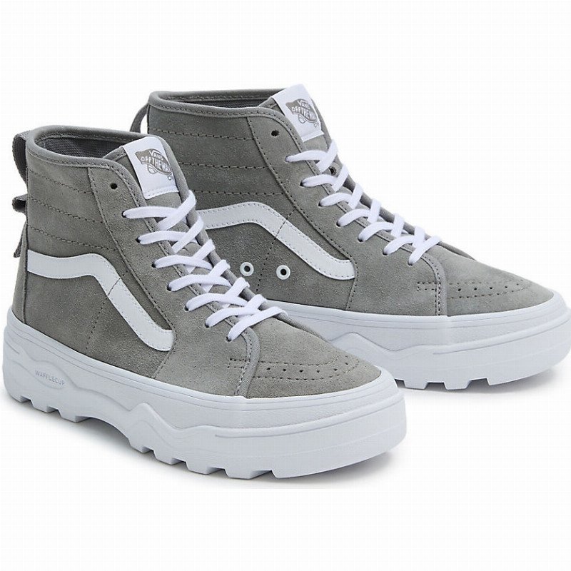 SENTRY SK8-HI SHOES (MOON MIST) UNISEX GREY
