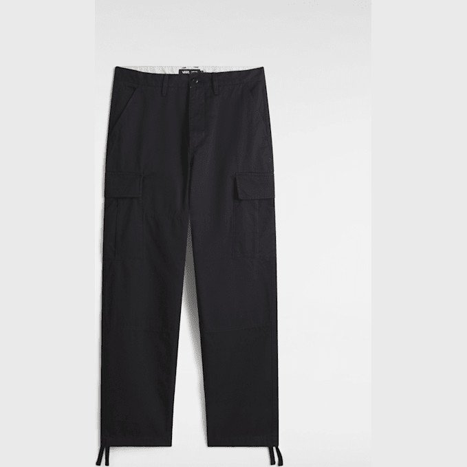 Vans - Service Cargo Loose Tapered Trousers, Man, Black, Size: 40