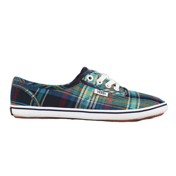 multi plaid vans
