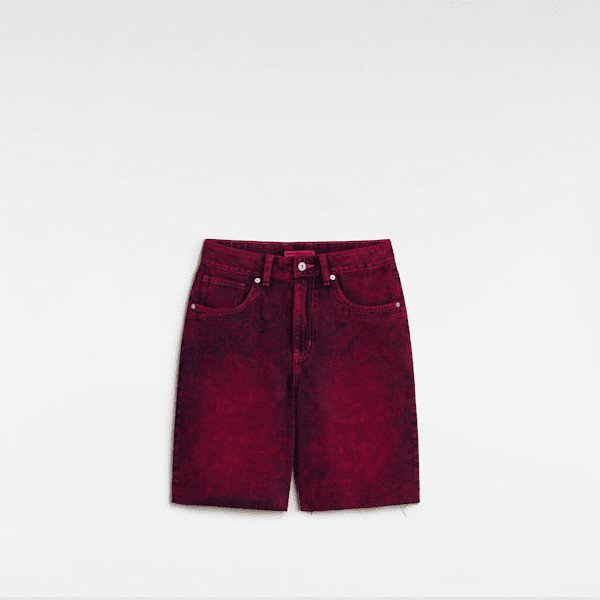  SIRELLE OVER-DYED SHORTS, WOMAN, PINK, SIZE: 25