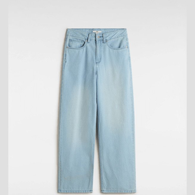 Vans - Sirelle Puddle Trousers, Woman, Blue, Size: 34