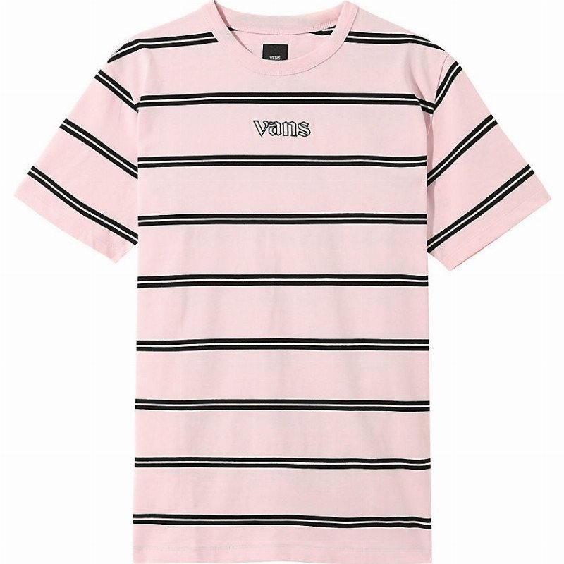 grey vans with pink stripe