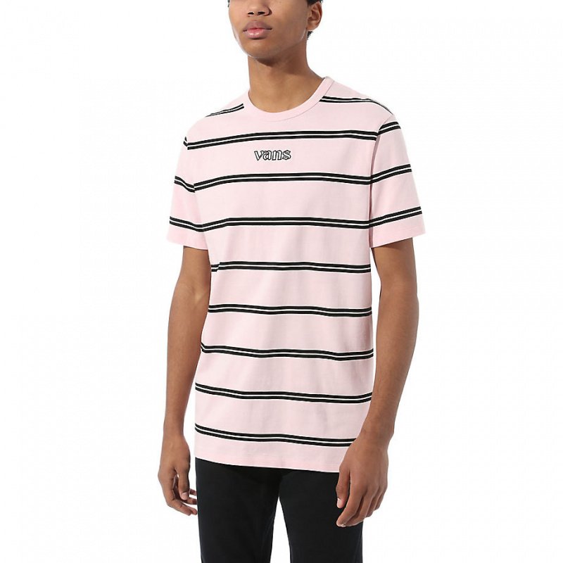 grey vans with pink stripe