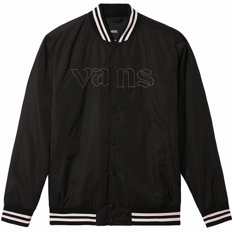 SIXTY SIXERS VARSITY JACKET (BLACK) MEN BLACK