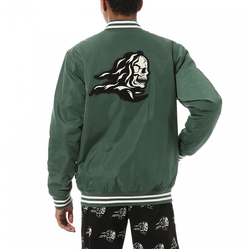 vans green jumper