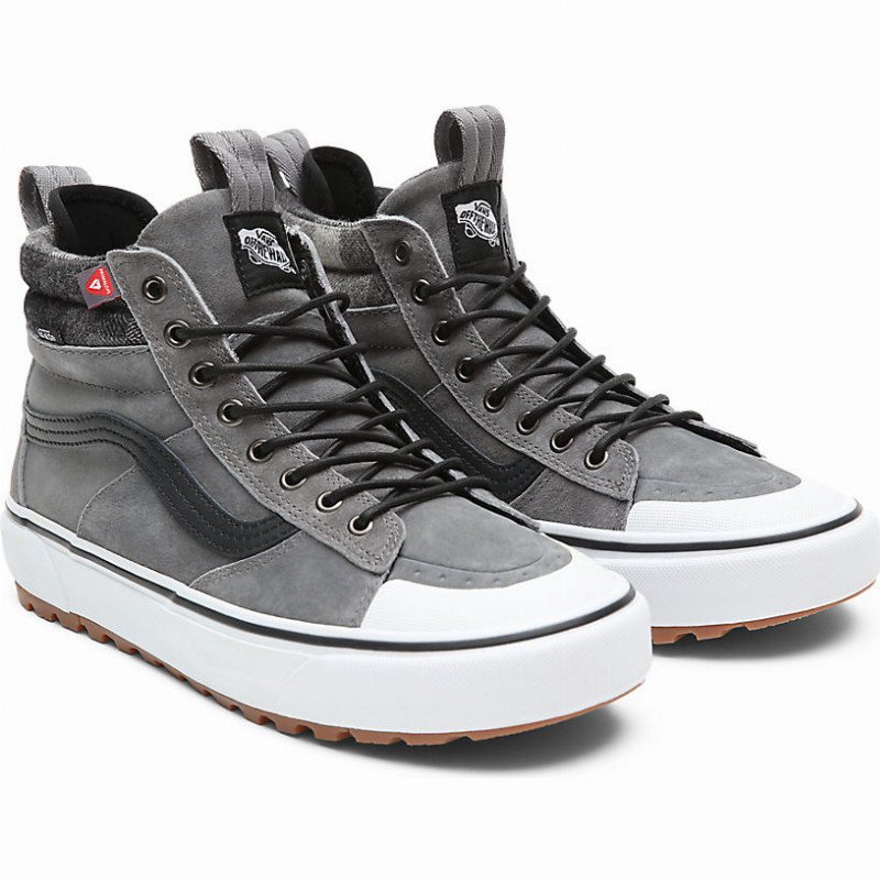 vans sk8 hi womens grey