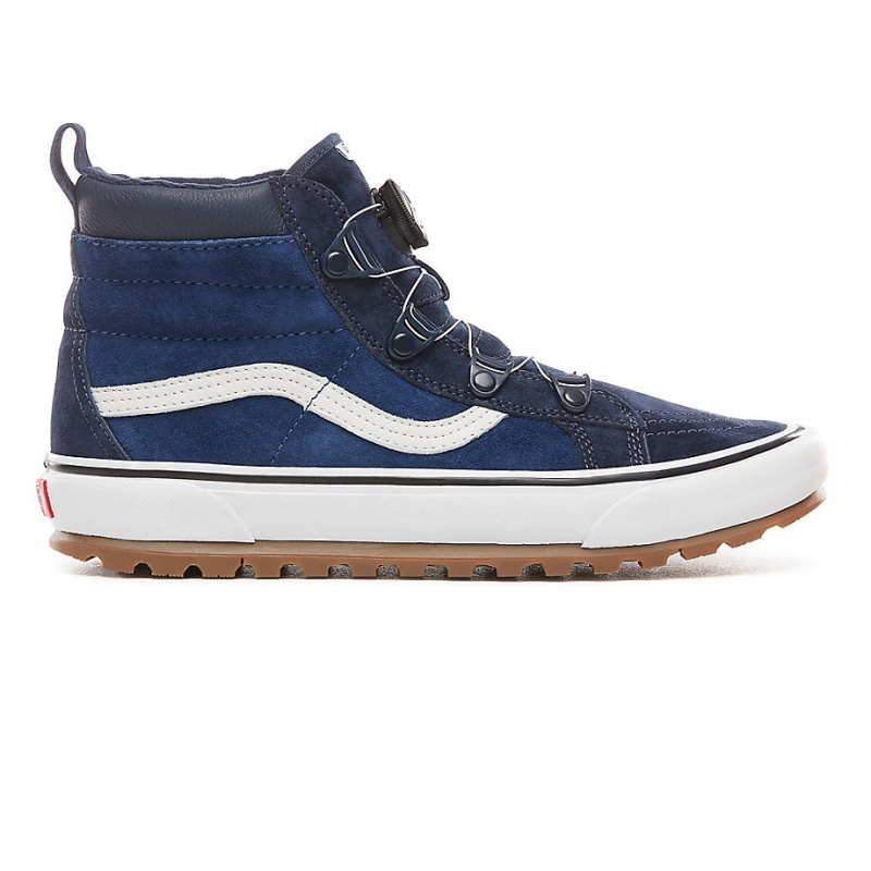 vans sk8 hi mte navy blue