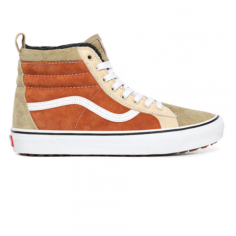 orange vans shoes womens