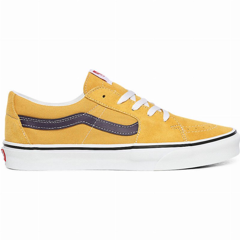 yellow and purple vans