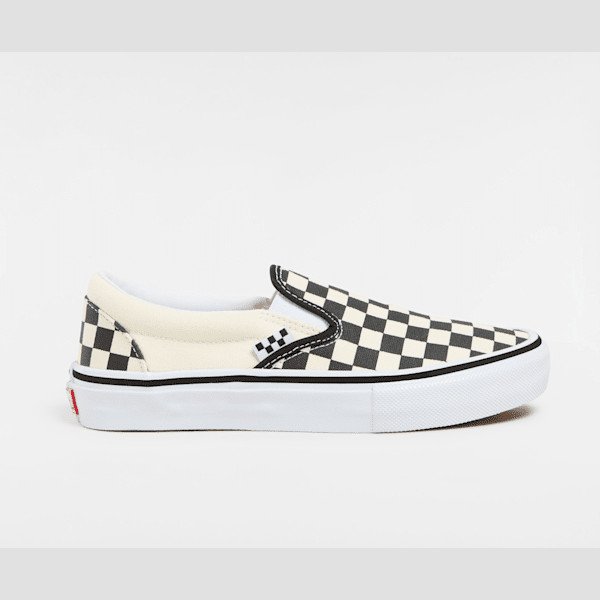 Vans - Skate Checkerboard Slip-On Shoes, Man, Black, Size: 8