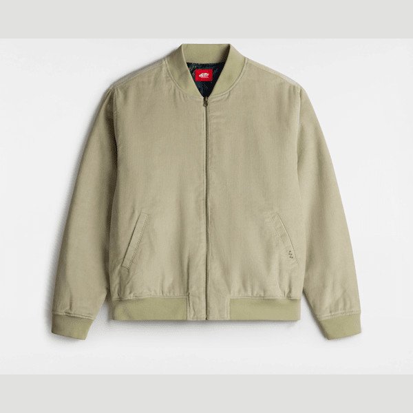  SKATE CORD BOMBER JACKET, MAN, BEIGE, SIZE: L