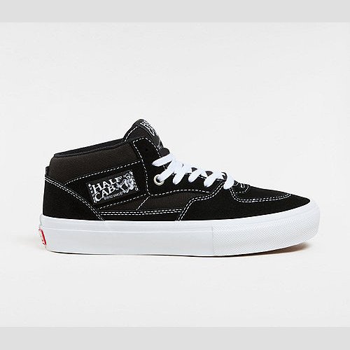 VANS Skate Half Cab Shoes (black/white) Unisex Black, Size 12