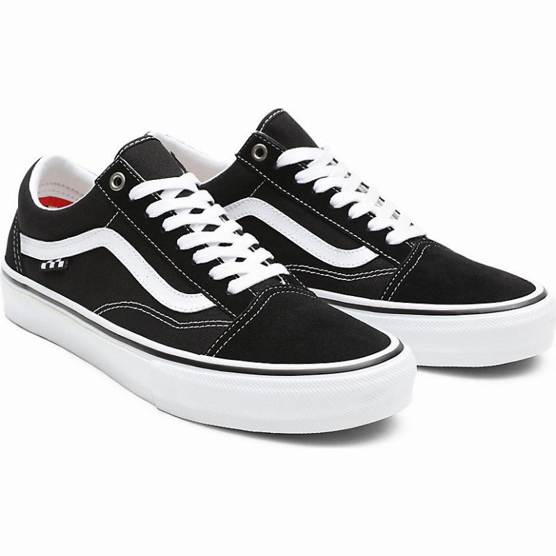 SKATE OLD SKOOL SHOES (BLACK/WHITE) MEN,WOMEN BLACK