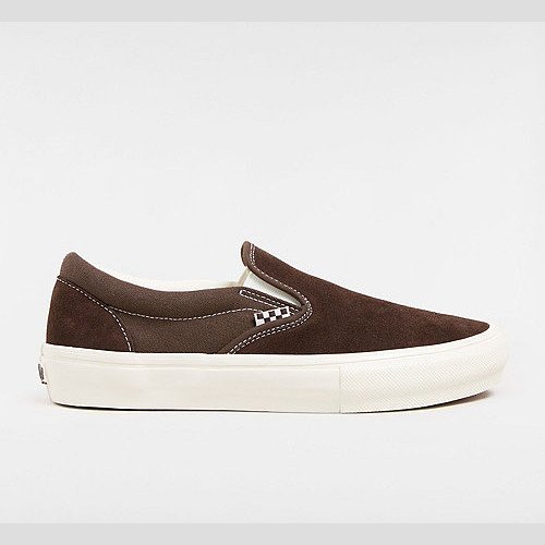 VANS Skate Slip-on Shoes (chocolate Brown) Unisex Brown, Size 3