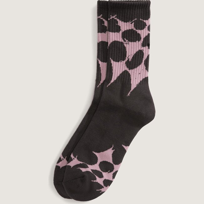 Vans - Skate Splatter Web Crew Socks (1 Pair), Man, Black, Size: S