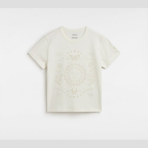 VANS Sol Shine Mini T-shirt (marshmallow) Women White, Size XXS