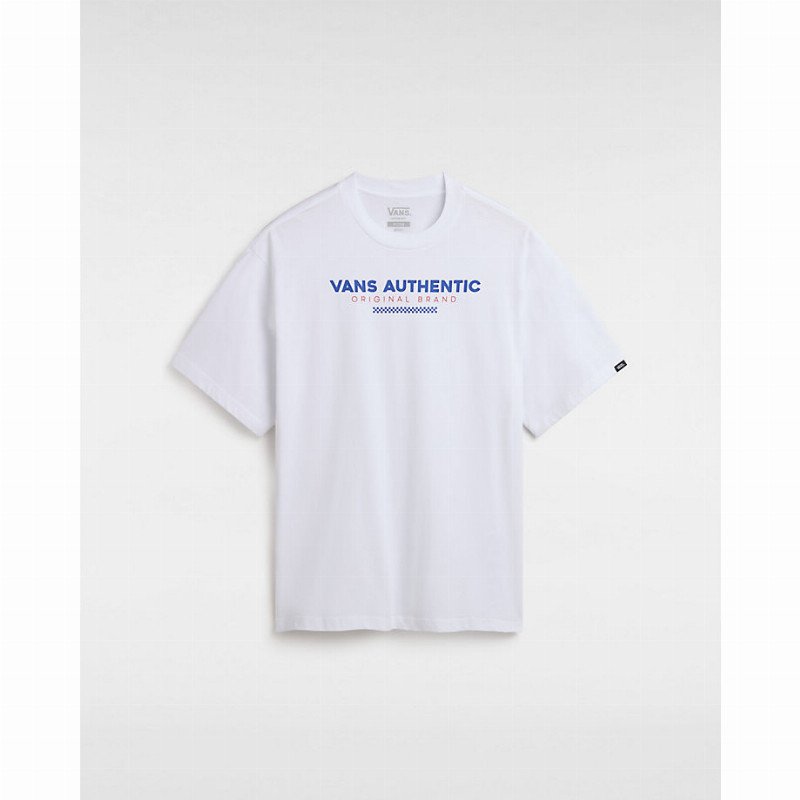 VANS Vans Sport Loose Fit T-shirt (white) Men White, Size XXL
