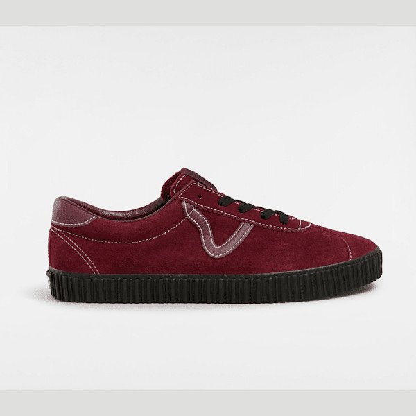 Vans - Sport Low Creeper Suede Shoes, Man, Red, Size: 8.5