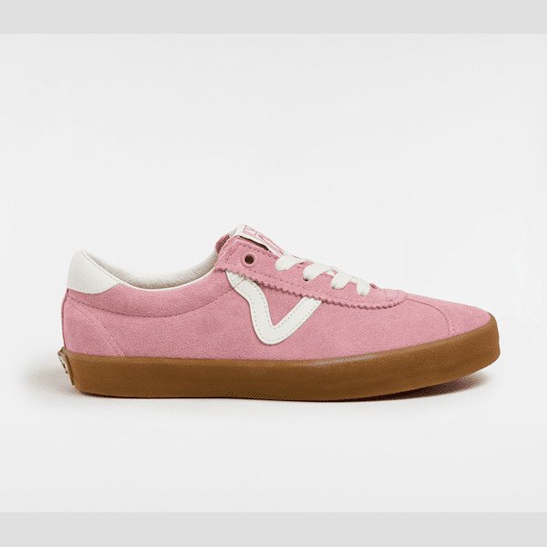  SPORT LOW SHOES, MAN, PINK, SIZE: 5