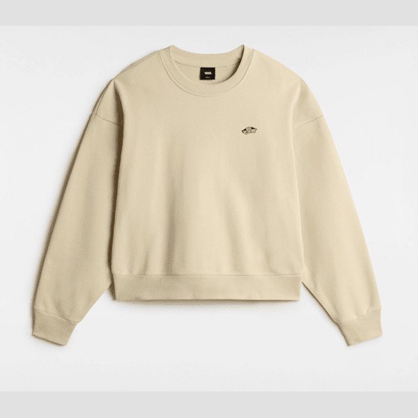 Vans - Style 76 Crew Sweatshirt, Woman, Beige, Size: L