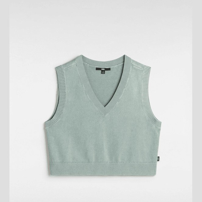 Vans - Syd Sweater Vest, Woman, Blue, Size: XXS