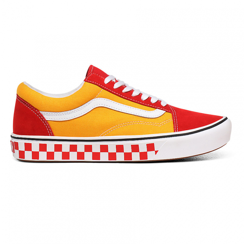 vans comfycush old skool red