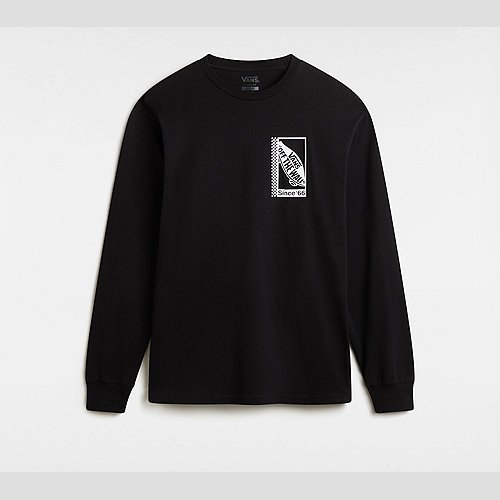 VANS Tech Box Long Sleeve T-shirt (black) Men Black, Size XXL