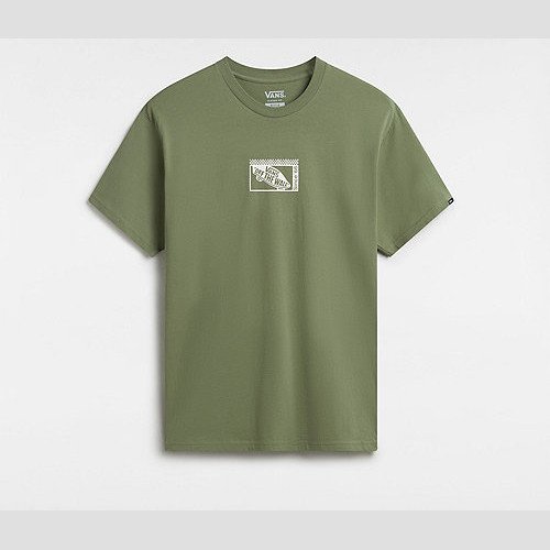 VANS Tech Box T-shirt (olivine) Men Green, Size L