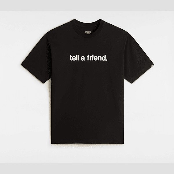 Vans - Tell a Friend T-Shirt, Man, Black, Size: XXL
