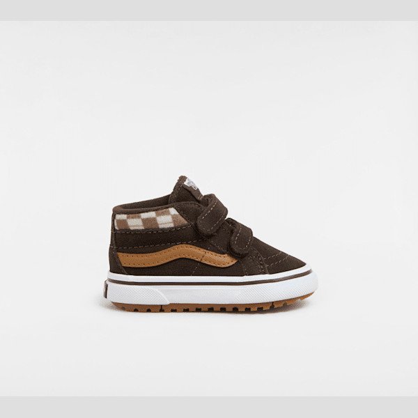 Vans - Toddler MTE Sk8-Mid Reissue Hook and Loop Shoes (1-4 Years), Brown, Size: 1.5