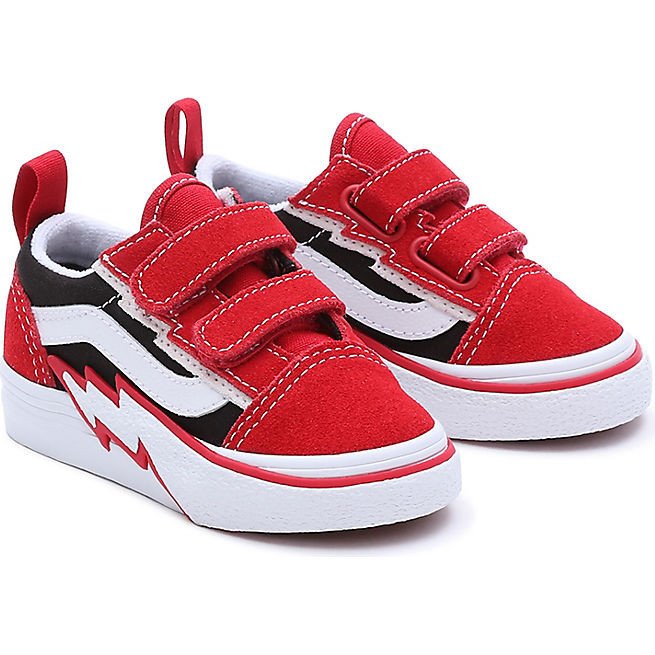 Red vans keying for toddlers