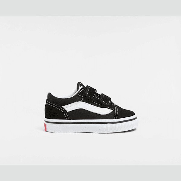 Vans - Toddler Old Skool Shoes (1-4 years), Black, Size: 9.5