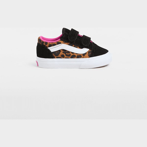 Vans - Toddler Old Skool Shoes (1-4 Years), Black, Size: 1.5