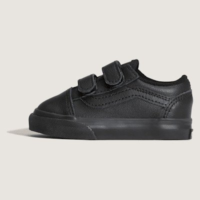 Vans - Toddler Old Skool Shoes (1-4 Years), Black, Size: 7.5