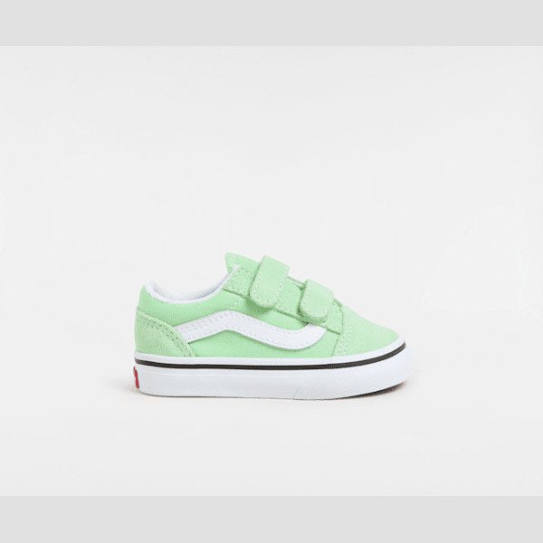 Vans - Toddler Old Skool Shoes (1-4 Years), Green, Size: 9.5