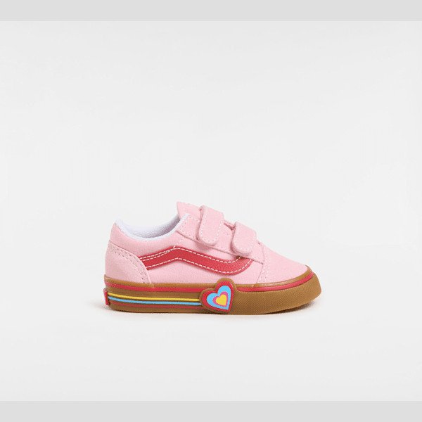 Vans - Toddler Old Skool Shoes (1-4 Years), Pink, Size: 1.5