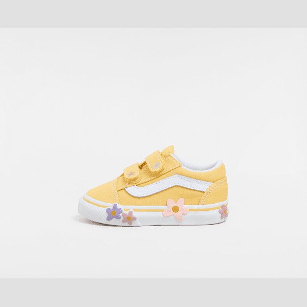 Vans - Toddler Old Skool Shoes (1-4 Years), Yellow, Size: 4