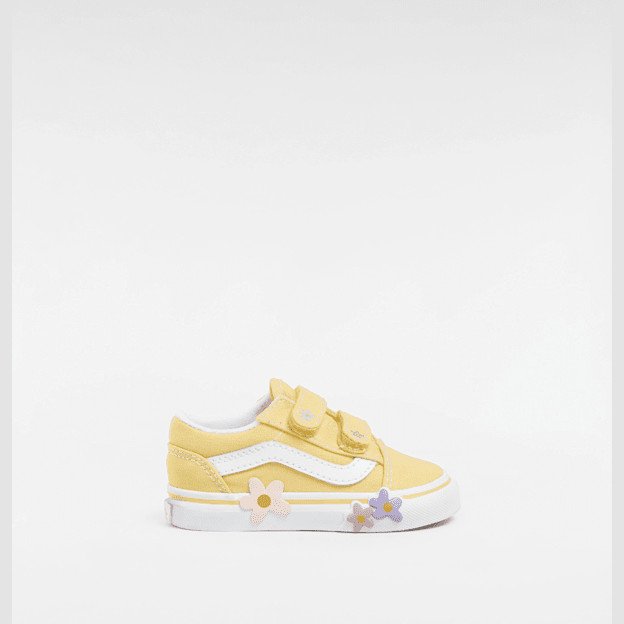 Vans - Toddler Old Skool Shoes (1-4 Years), Yellow, Size: 3.5