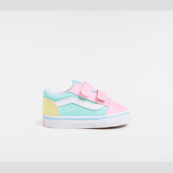 Vans - Toddler Old Skool Shoes (4-8 Years), Multicolour, Size: 4