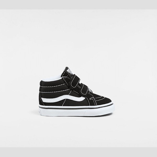 Vans - Toddler Sk8-Mid Shoes (1-4 years), Black, Size: 9.5