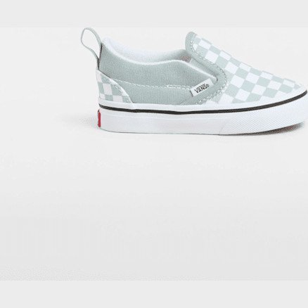 Vans - Toddler Slip-On Shoes (1-4 Years), Grey, Size: 3