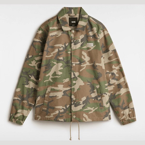 Vans - Torrey Canvas Coach Jacket, Man, Brown, Size: M