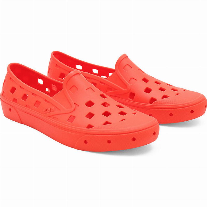 Vans slip ons discount womens Orange