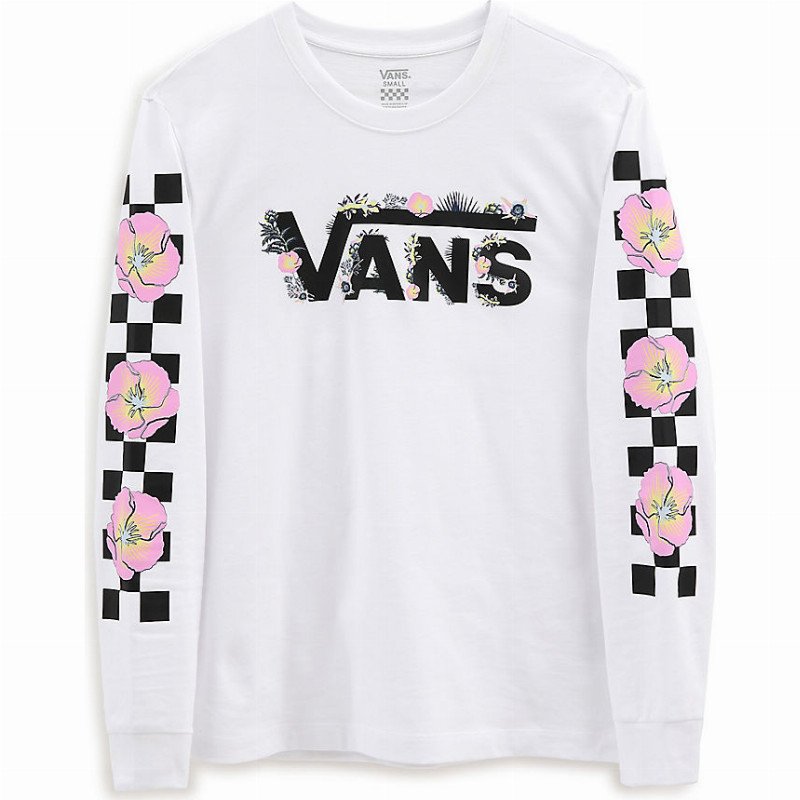 VANS Troppy V T-shirt (white) Women White, Size XS