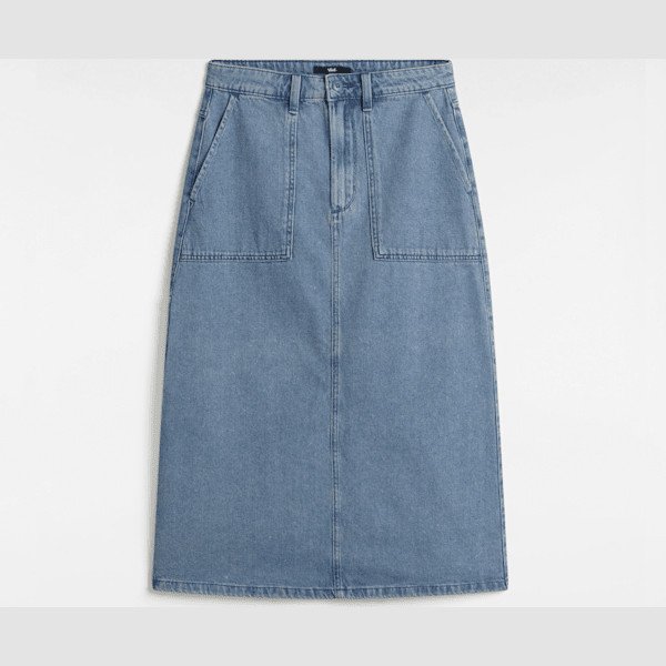 Vans - Union Denim Carpenter Skirt, Woman, Blue, Size: 32