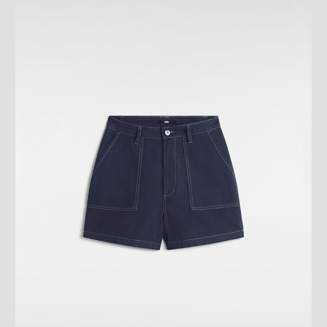 Vans - Union Shorts, Woman, Blue, Size: 23