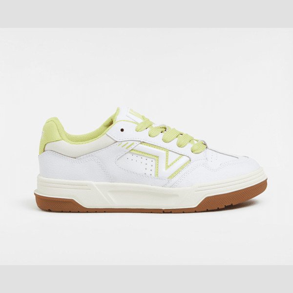 Vans - Upland Vintage Leather Shoes, Man, White, Size: 3
