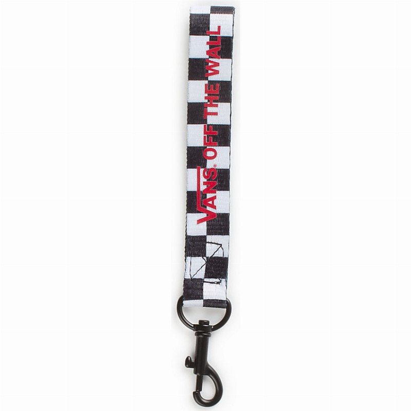 checkerboard vans keychain